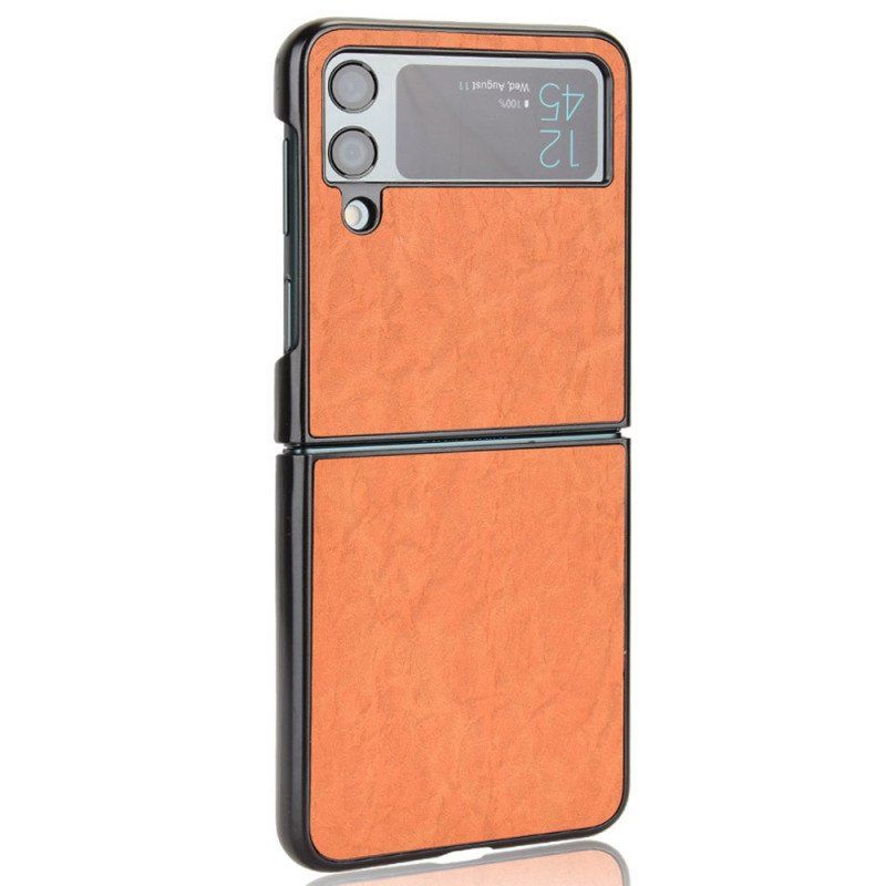 Etui do Samsung Galaxy Z Flip 4 Etui Folio Miękkość Z Efektem Skóry