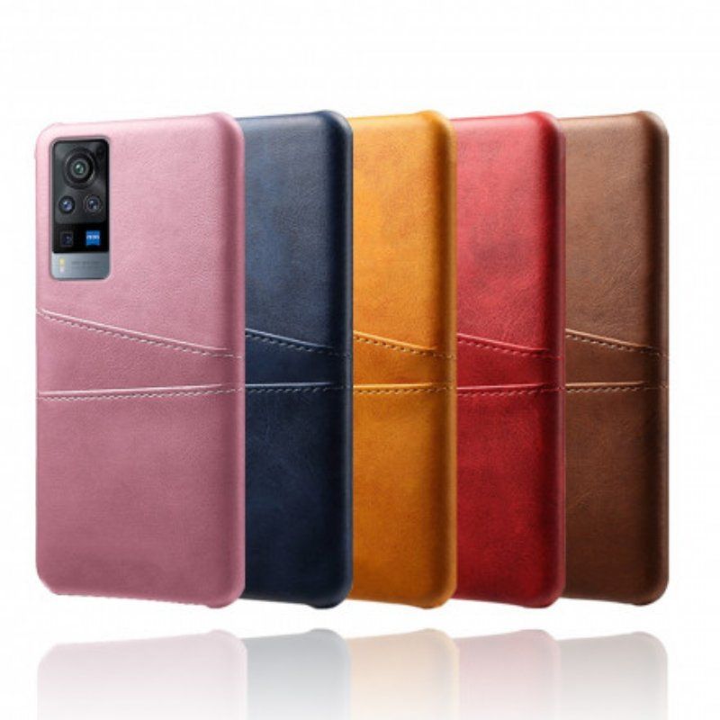 Etui do Vivo X60 Pro Podwójne Etui Na Karty Ksq