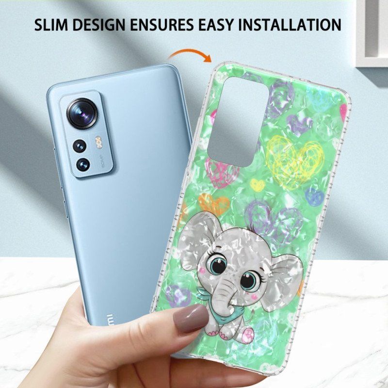 Etui do Xiaomi 12 / 12X Stylowy Słoń