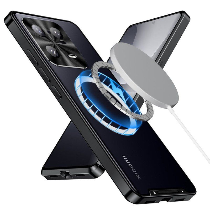 Etui do Xiaomi 13 Pro Metalowe Krawędzie Kompatybilne Z Magsafe