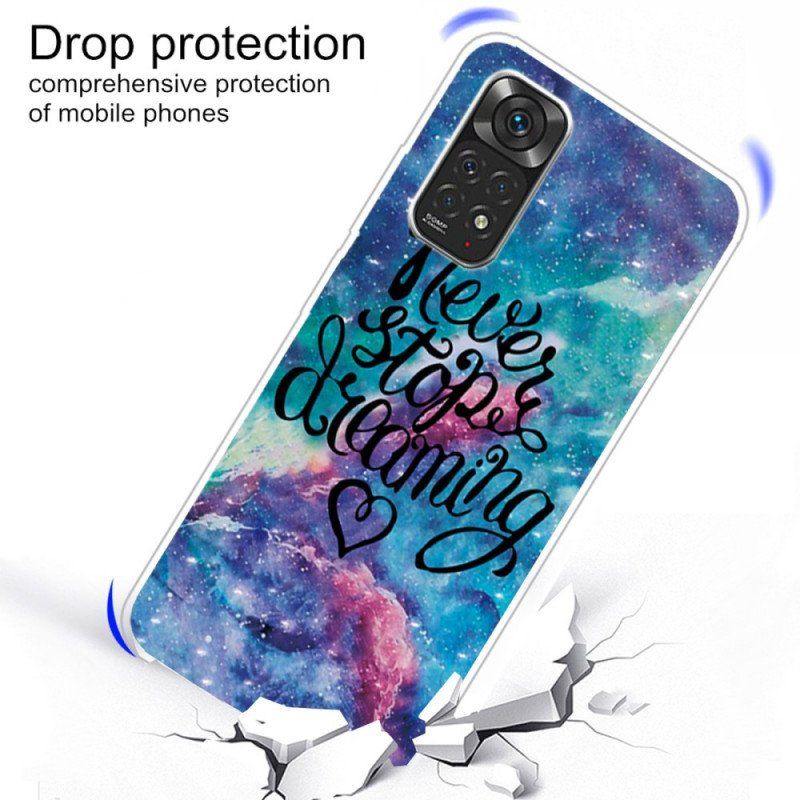 Etui do Xiaomi Redmi Note 11 / 11S Nigdy Nie Przestawaj Marzyć