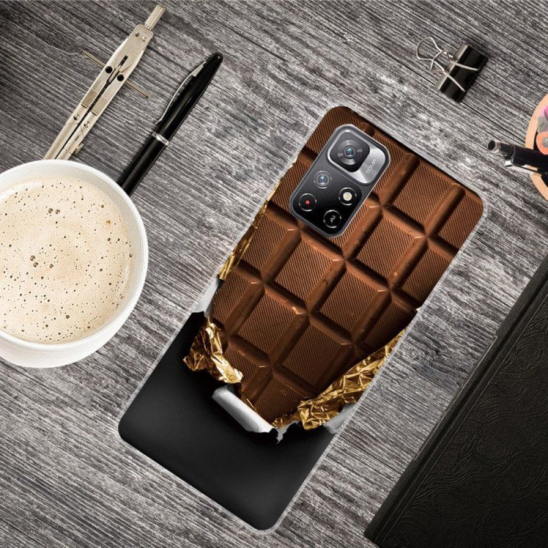 Etui do Xiaomi Redmi Note 11 Pro Plus 5G Elastyczna Czekolada
