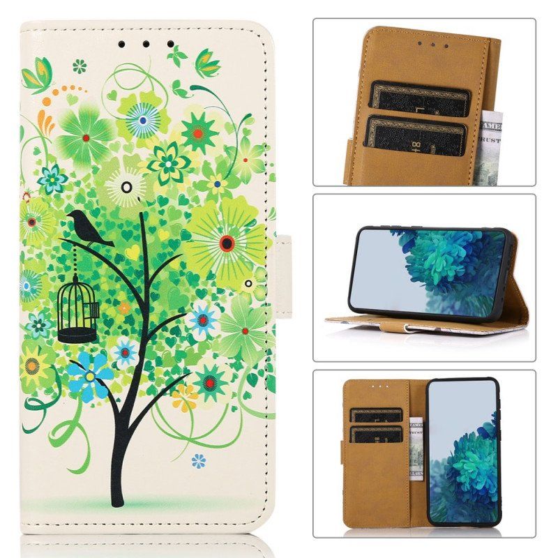 Etui Folio do Honor 50 Pro Pro Flower Tree