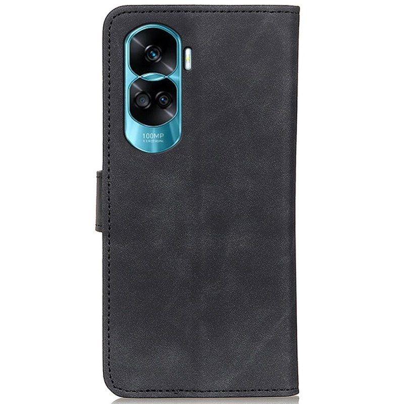 Etui Folio do Honor 90 Lite Efekt Zamszu Khazneh