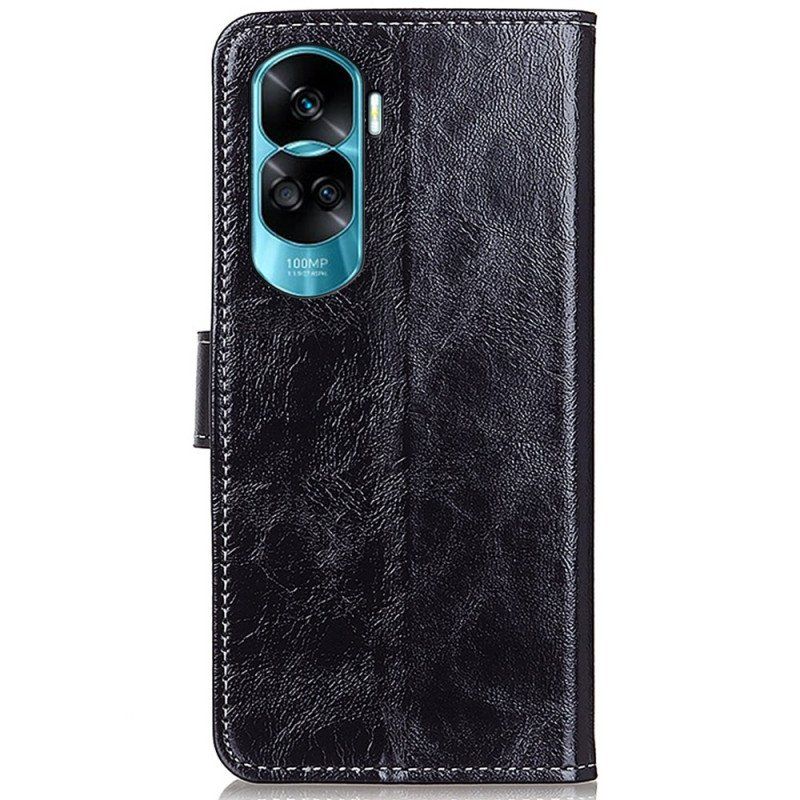 Etui Folio do Honor 90 Lite Lakierowane Z Widocznymi Szwami