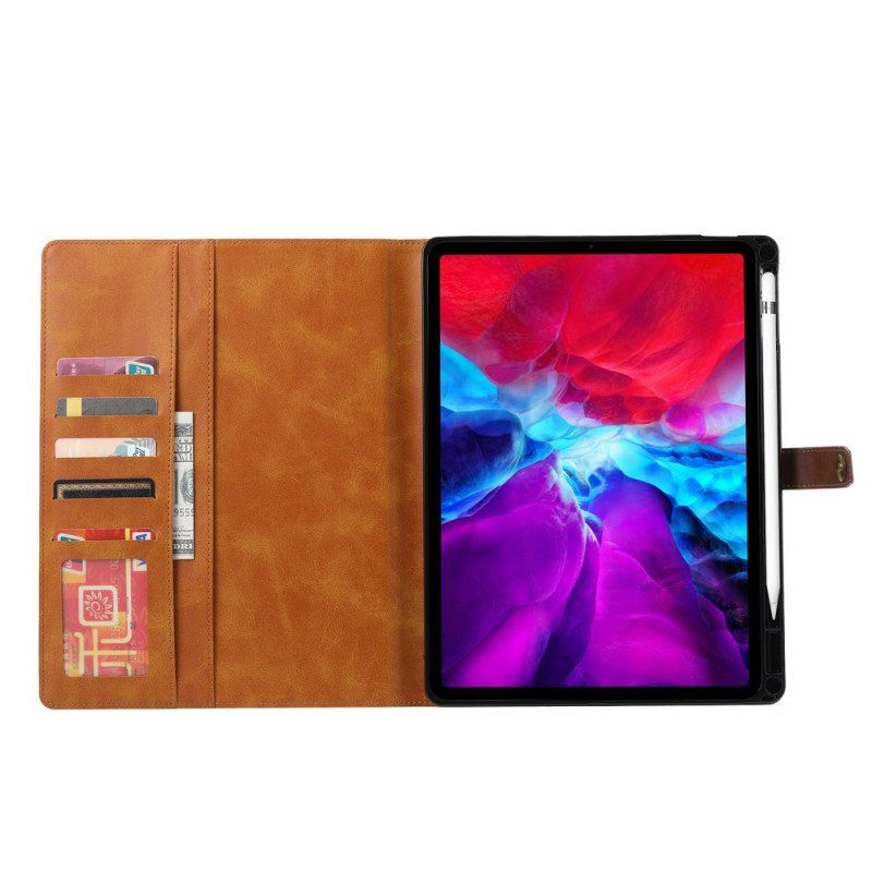 Etui Folio do iPad Pro 11" (2022) Biznesowy Styl Z Paskiem