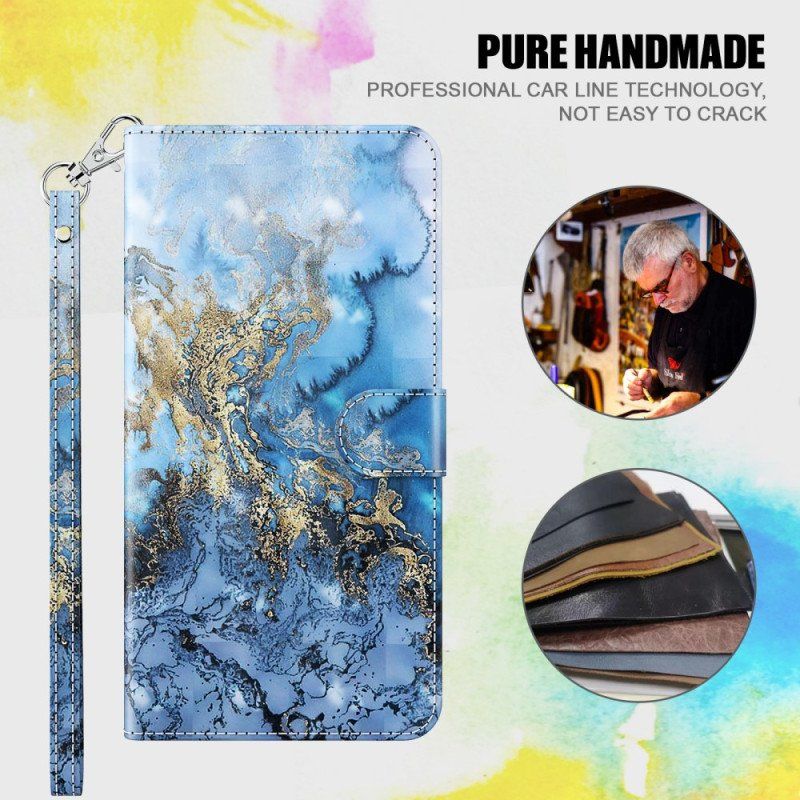 Etui Folio do iPhone 15 Pro z Łańcuch Projekt 3d Z Paskiem