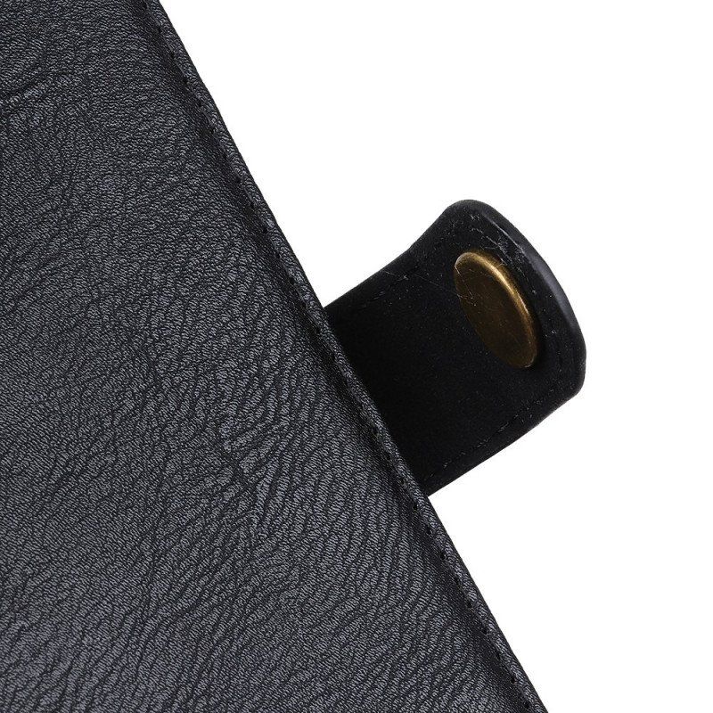 Etui Folio do Moto E40 / E30 / E20 Imitacja Skóry Khazneh