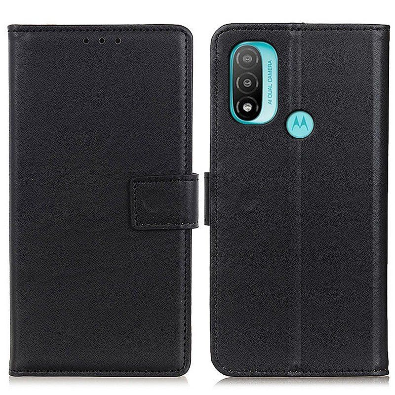 Etui Folio do Moto E40 / E30 / E20 Zwykła Sztuczna Skóra