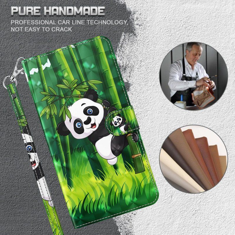 Etui Folio do Moto G51 5G Panda I Bambus