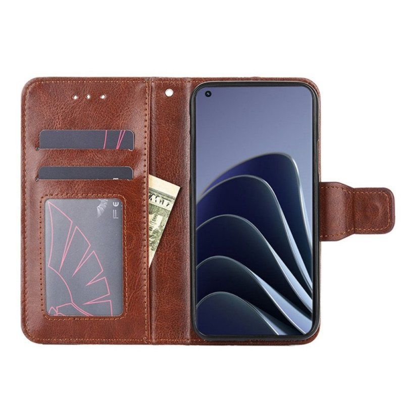 Etui Folio do OnePlus 10 Pro 5G Sztuczna Skóra W Stylu Retro