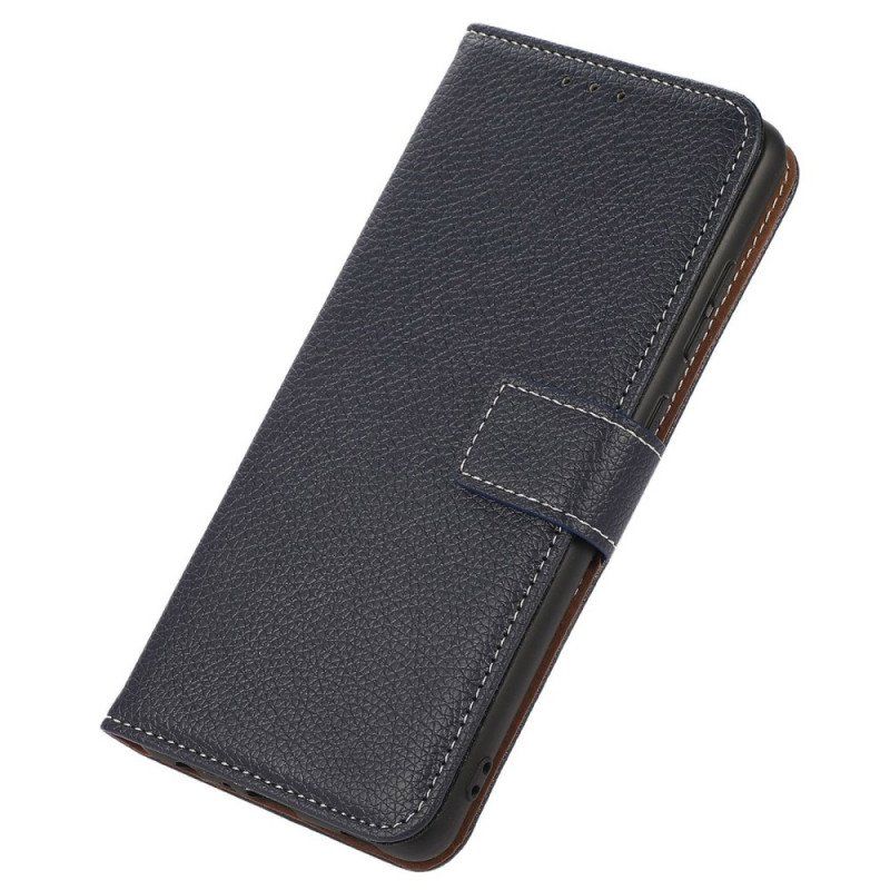 Etui Folio do OnePlus Nord CE 2 Lite 5G Efekt Skóry I Szwy
