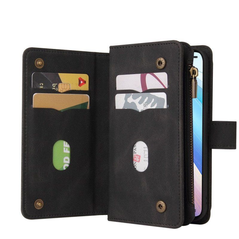 Etui Folio do Oppo Find X5 Lite Wielofunkcyjny Uchwyt Na Karty