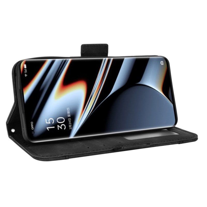 Etui Folio do Oppo Find X5 Pro Wielokartowa Klasa Premier