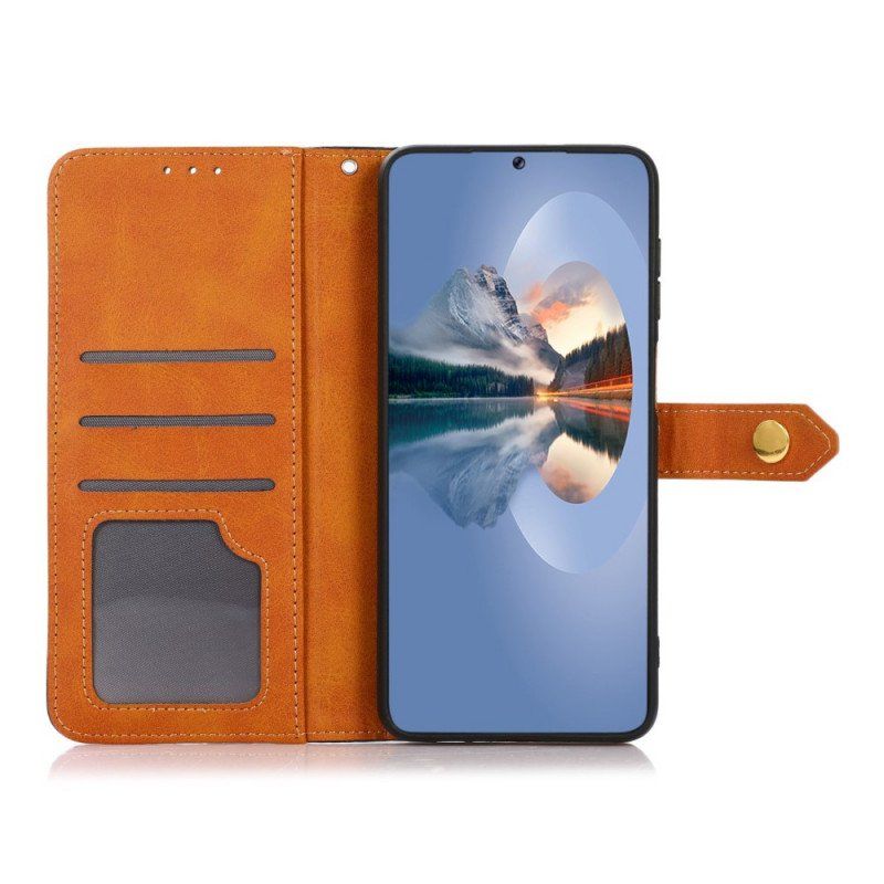 Etui Folio do Oppo Find X5 Pro Z Paskiem Khazneh