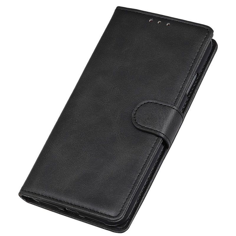 Etui Folio do Oppo Reno 7 Styl Matowej Skóry