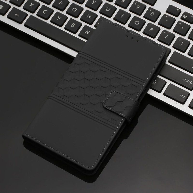 Etui Folio do Oppo Reno 8 Lite Kostki 3d