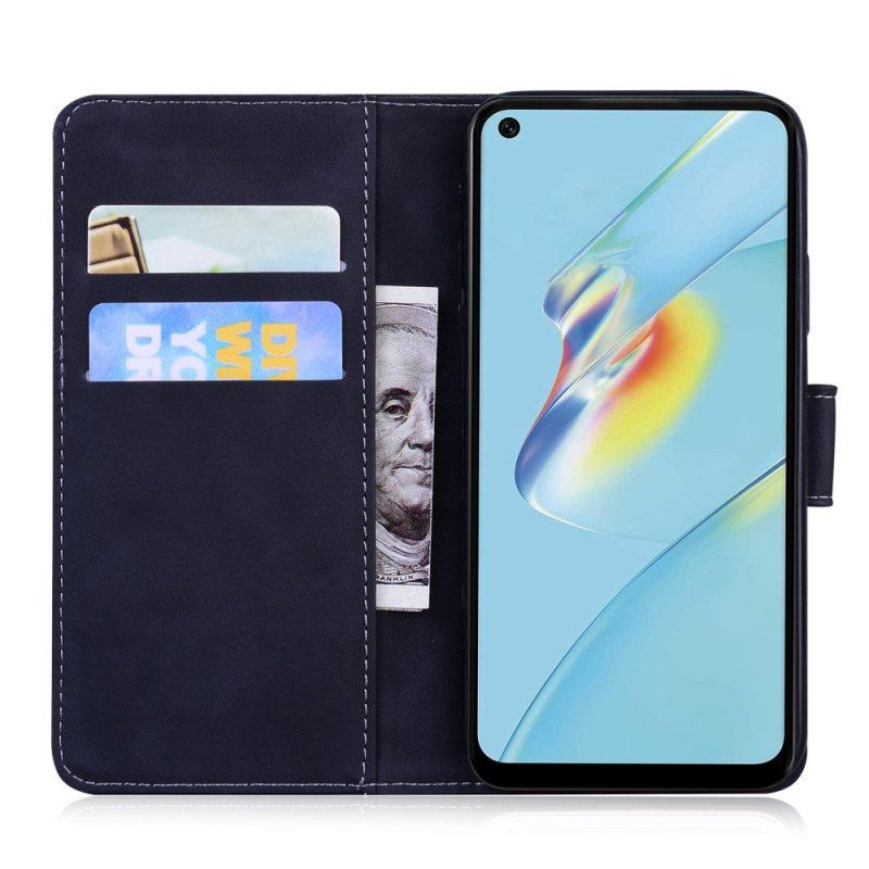 Etui Folio do Oppo Reno 8 Motyl