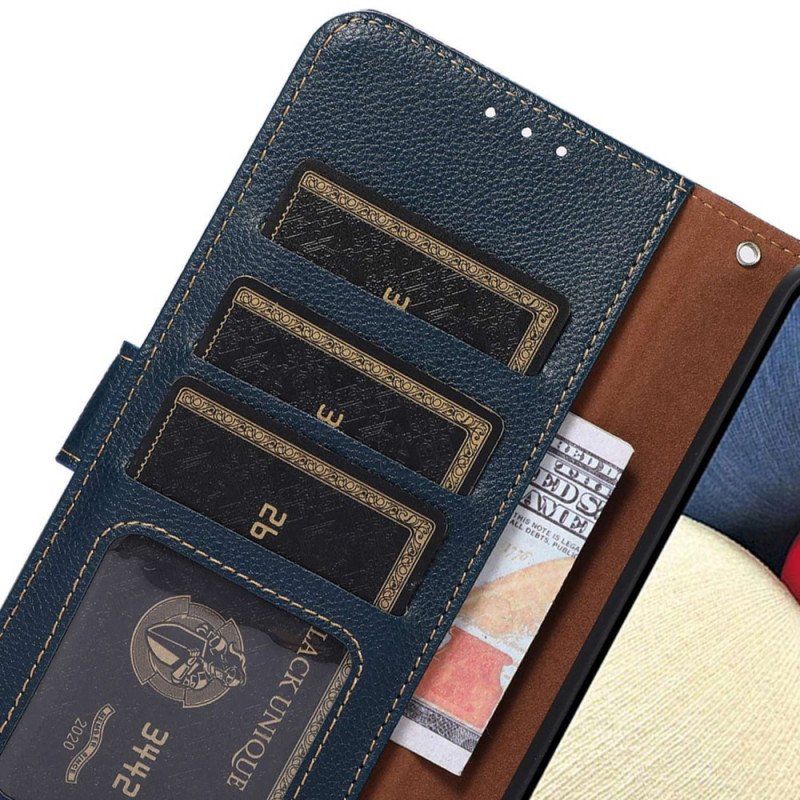 Etui Folio do Poco X4 GT Rfid Khazneh W Stylu Liczi