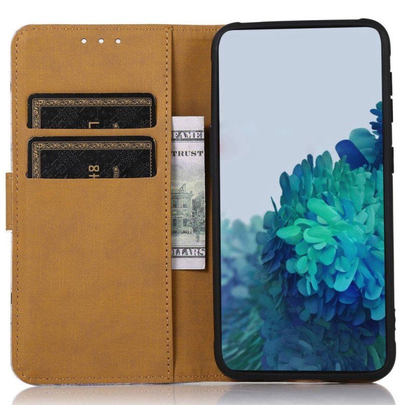 Etui Folio do Poco X4 GT Wieża Eiffla Poety