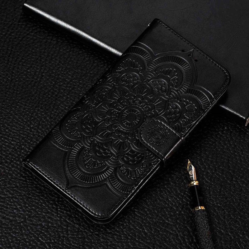 Etui Folio do Poco X4 Pro 5G Mandala Ze Smyczą