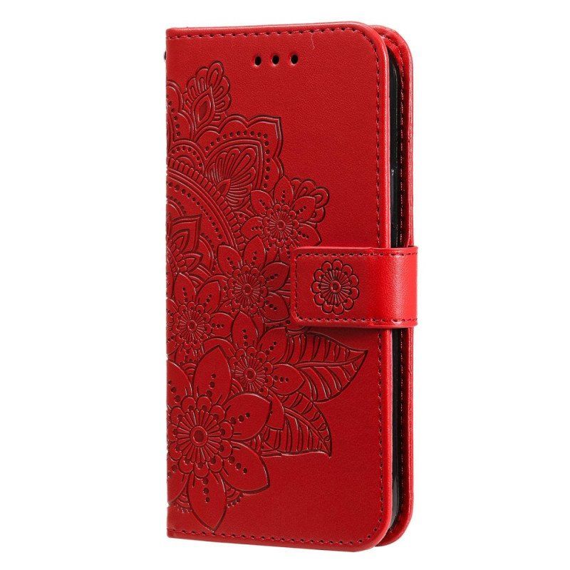 Etui Folio do Realme 9i Kwiaty Mandali