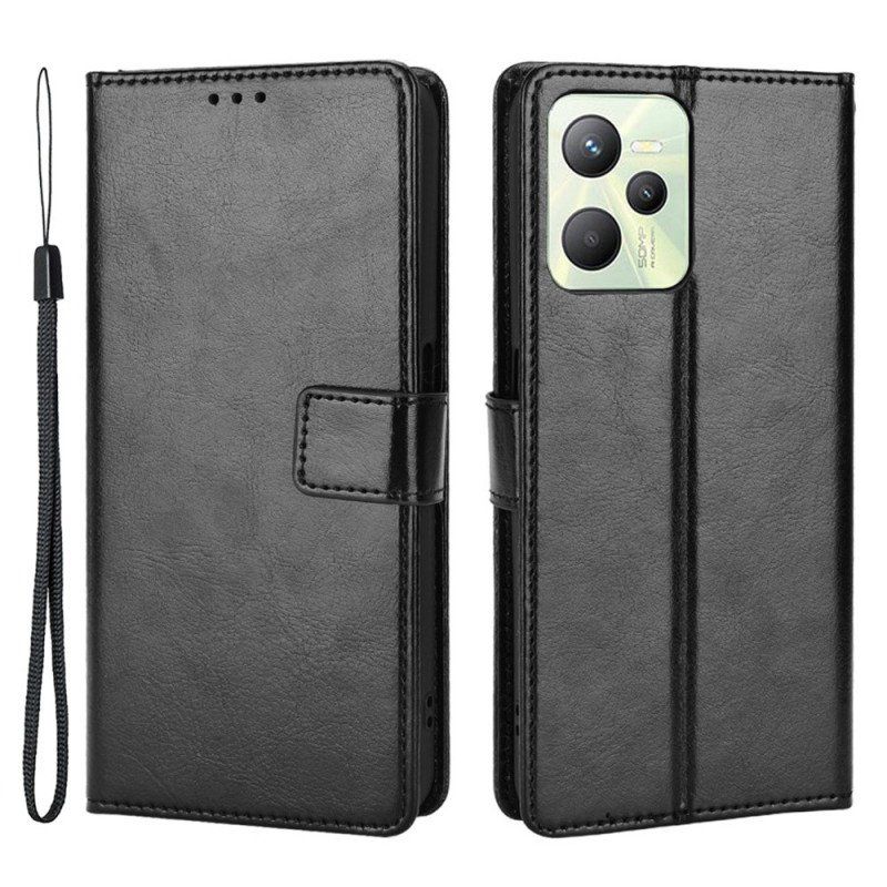 Etui Folio do Realme C35 Błyskotliwy Klasyk