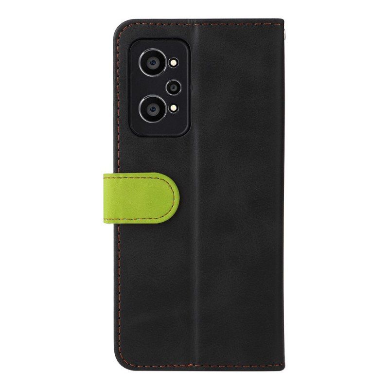 Etui Folio do Realme GT Neo 3T / Neo 2 Dwutonowy