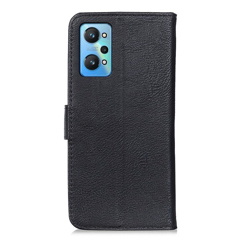 Etui Folio do Realme GT Neo 3T / Neo 2 Imitacja Skóry Khazneh