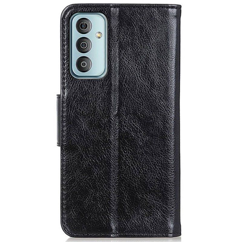 Etui Folio do Samsung Galaxy M13 Prawdziwa Skóra Nappa