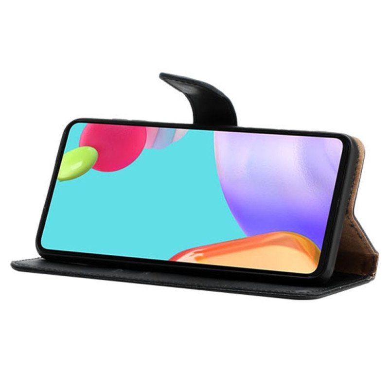 Etui Folio do Samsung Galaxy M13 Prawdziwa Skóra Nappa