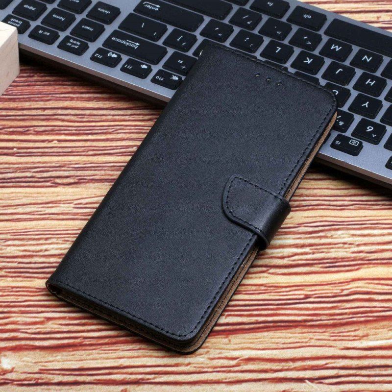 Etui Folio do Samsung Galaxy M13 Prawdziwa Skóra Nappa