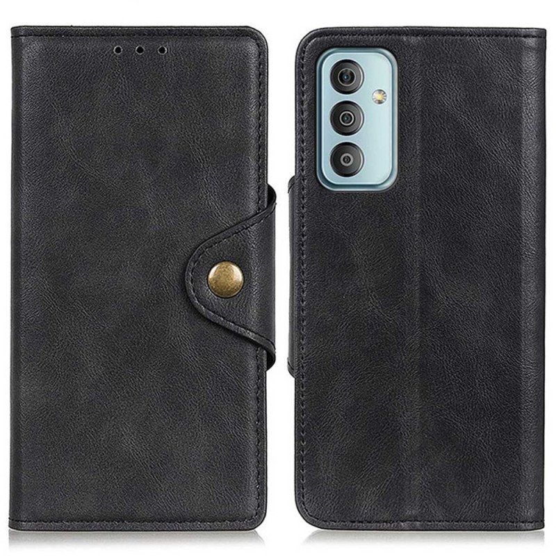 Etui Folio do Samsung Galaxy M13 Przycisk Zapięcia