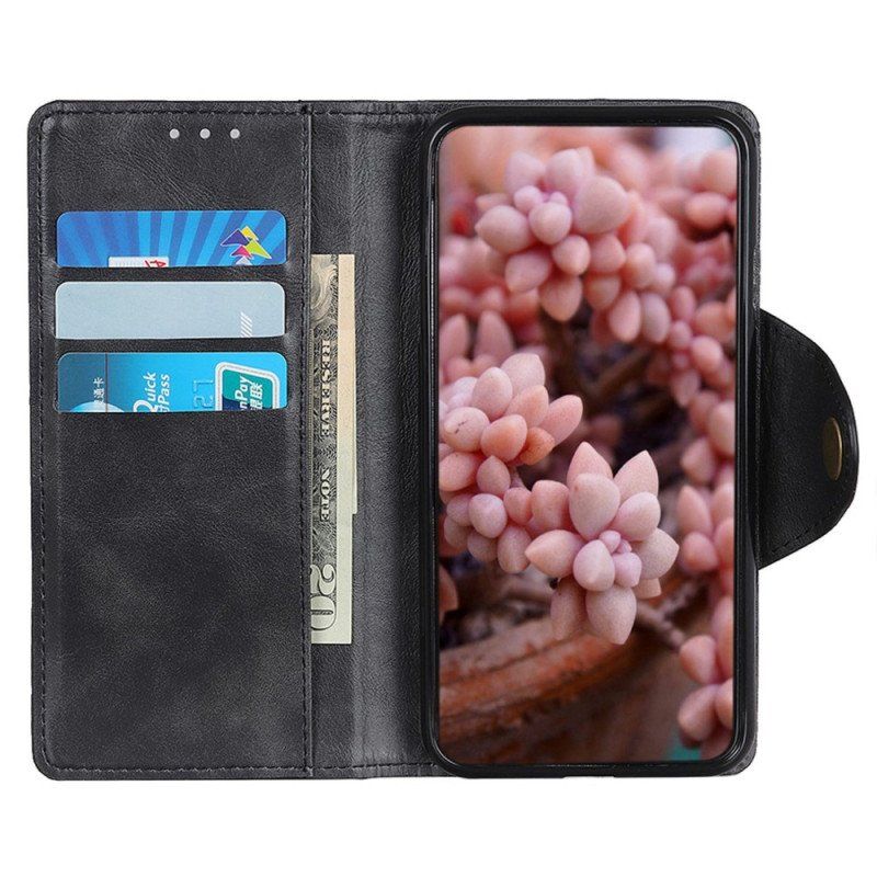 Etui Folio do Samsung Galaxy M13 Przycisk Zapięcia