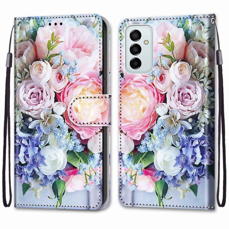 Etui Folio do Samsung Galaxy M23 5G Kwiatowy Cud