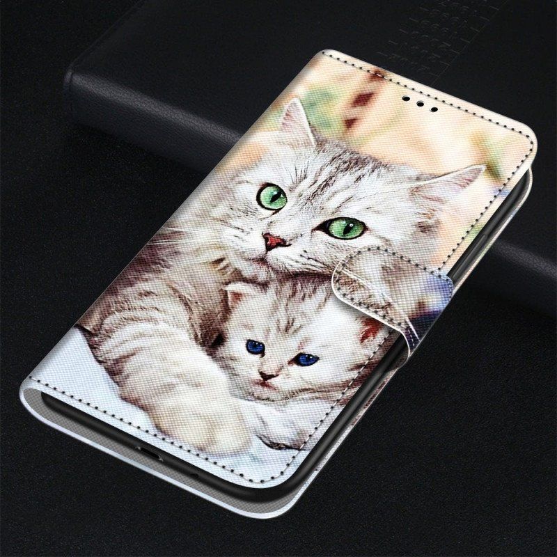 Etui Folio do Samsung Galaxy M23 5G Rodzina Kotów