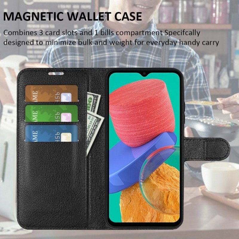 Etui Folio do Samsung Galaxy M33 5G Styl Skóry Liczi