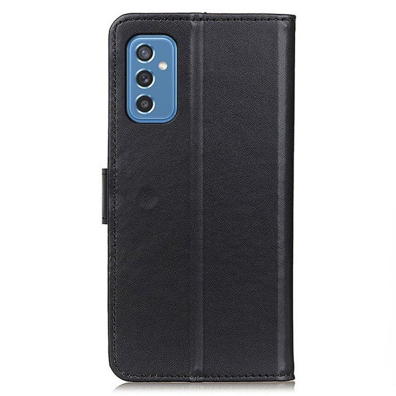 Etui Folio do Samsung Galaxy M52 5G Prosty Efekt Skóry