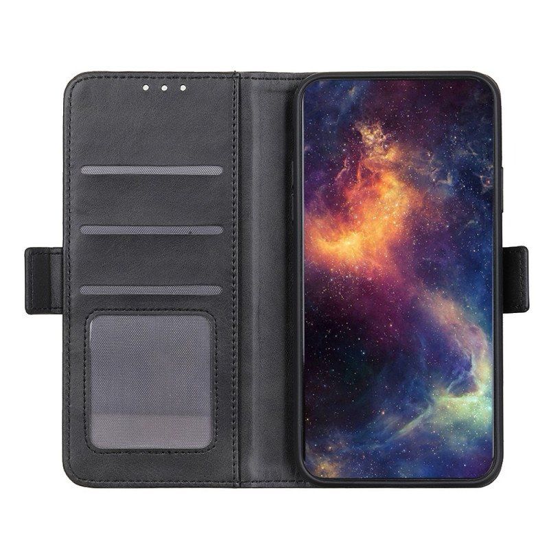 Etui Folio do Samsung Galaxy M52 5G Skórzany Futerał Podwójna Klapa