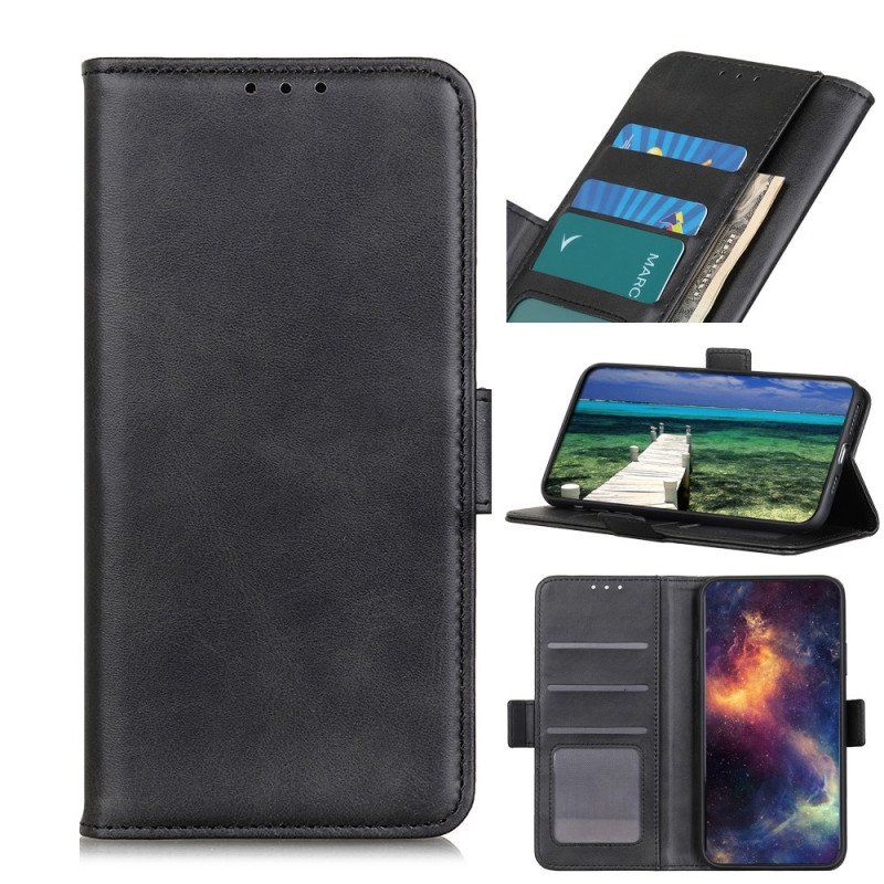 Etui Folio do Samsung Galaxy M52 5G Skórzany Futerał Podwójna Klapa