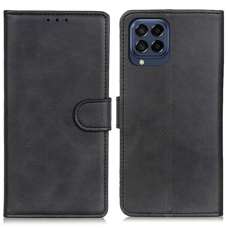 Etui Folio do Samsung Galaxy M53 5G Matowa Sztuczna Skóra