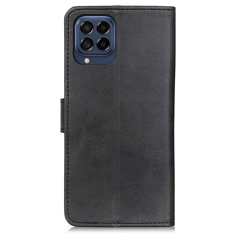 Etui Folio do Samsung Galaxy M53 5G Matowa Sztuczna Skóra