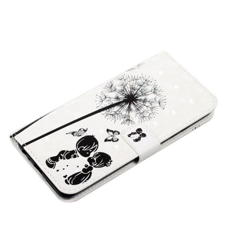 Etui Folio do Samsung Galaxy S22 Ultra 5G Mniszek Lekarski Miłości Dziecka