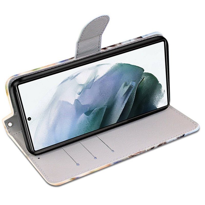 Etui Folio do Samsung Galaxy S22 Ultra 5G Rodzina Kotów