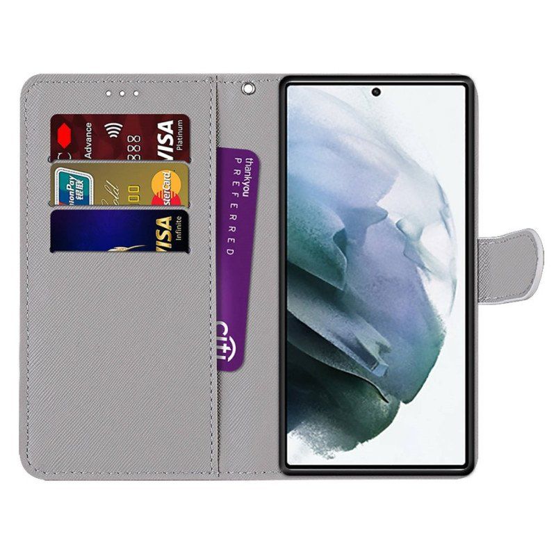 Etui Folio do Samsung Galaxy S22 Ultra 5G Rodzina Kotów
