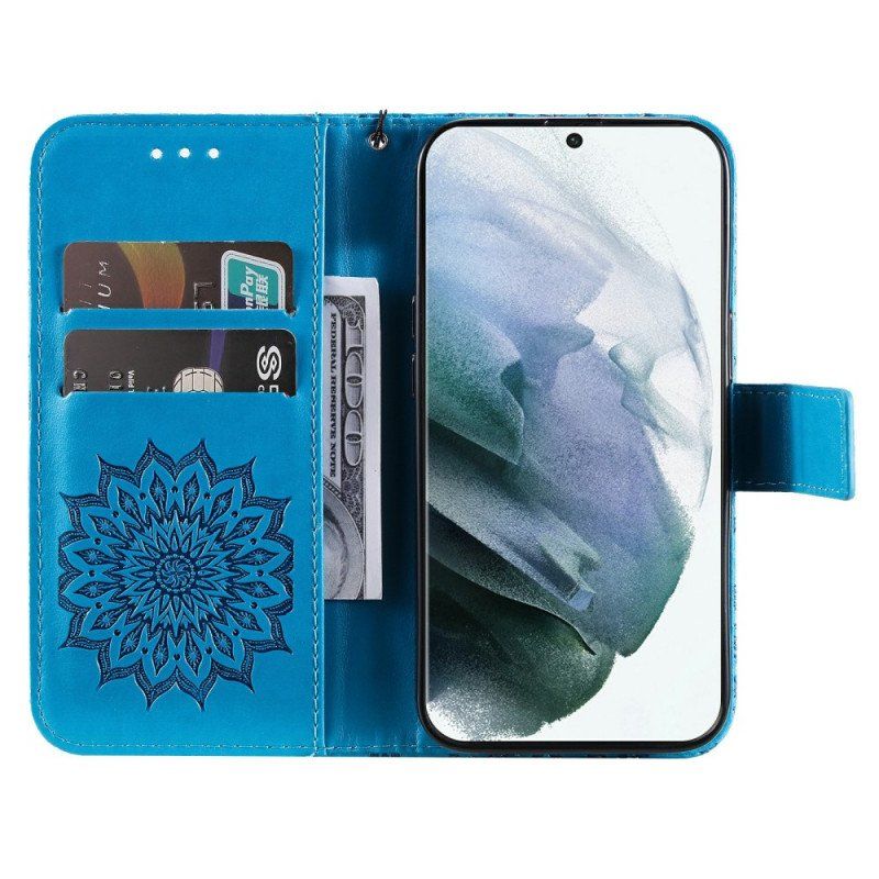 Etui Folio do Samsung Galaxy S22 Ultra 5G Słonecznik