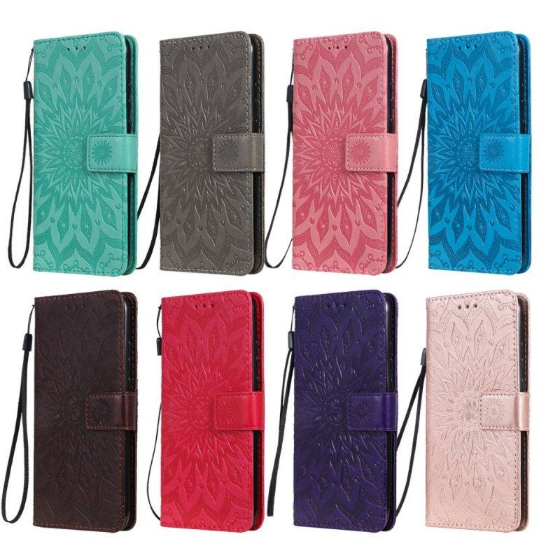 Etui Folio do Samsung Galaxy S22 Ultra 5G Słonecznik