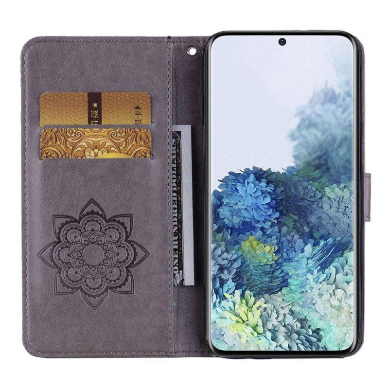 Etui Folio do Samsung Galaxy S23 5G Sowa Mandala I Smycz