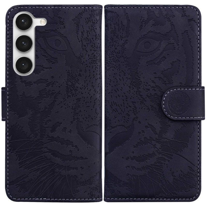 Etui Folio do Samsung Galaxy S23 Plus 5G Ślad Tygrysa