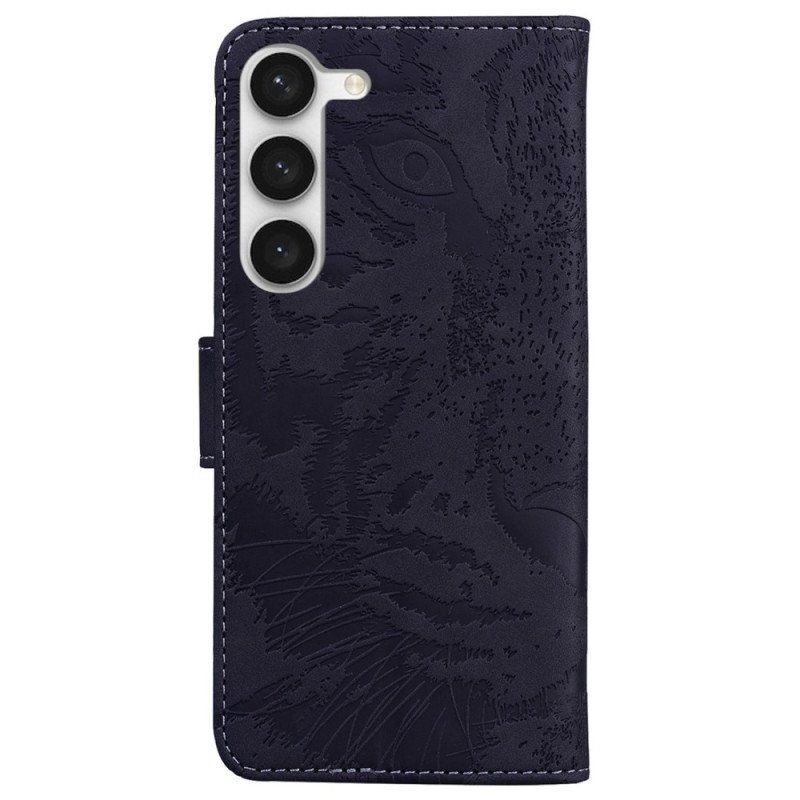 Etui Folio do Samsung Galaxy S23 Plus 5G Ślad Tygrysa